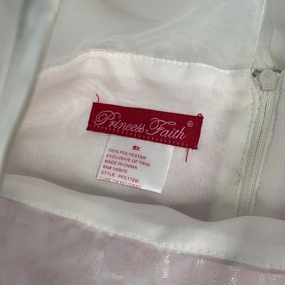 PRINCESS Faith Light Pink Jacquard Dress - Picture 8 of 8